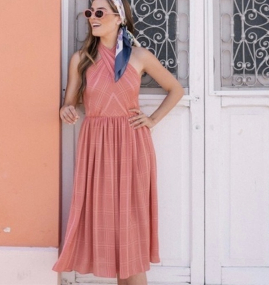 Gal Meets Glam Coral Mia dress size 4 small